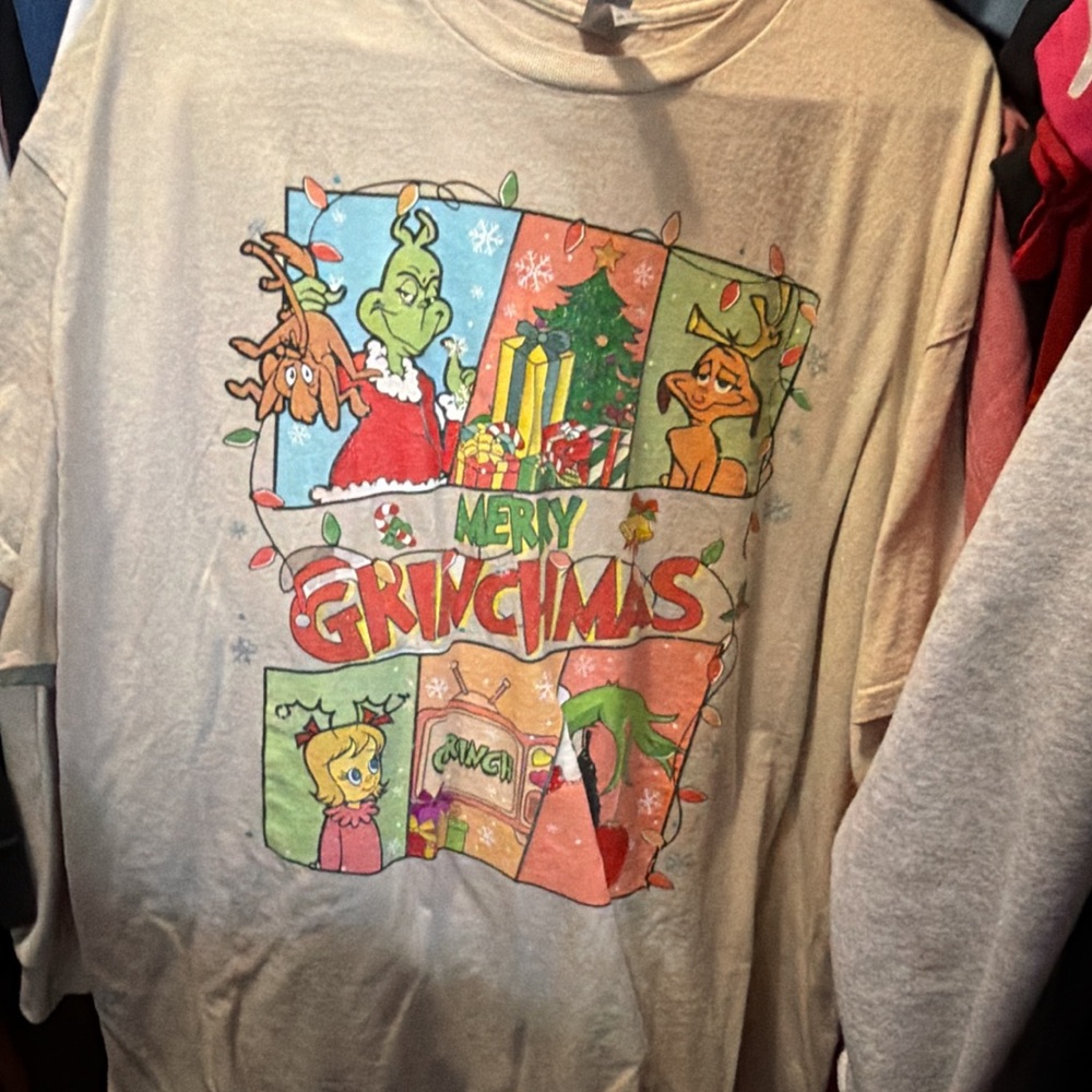 Merry Grinchmas Kids Shirt - White